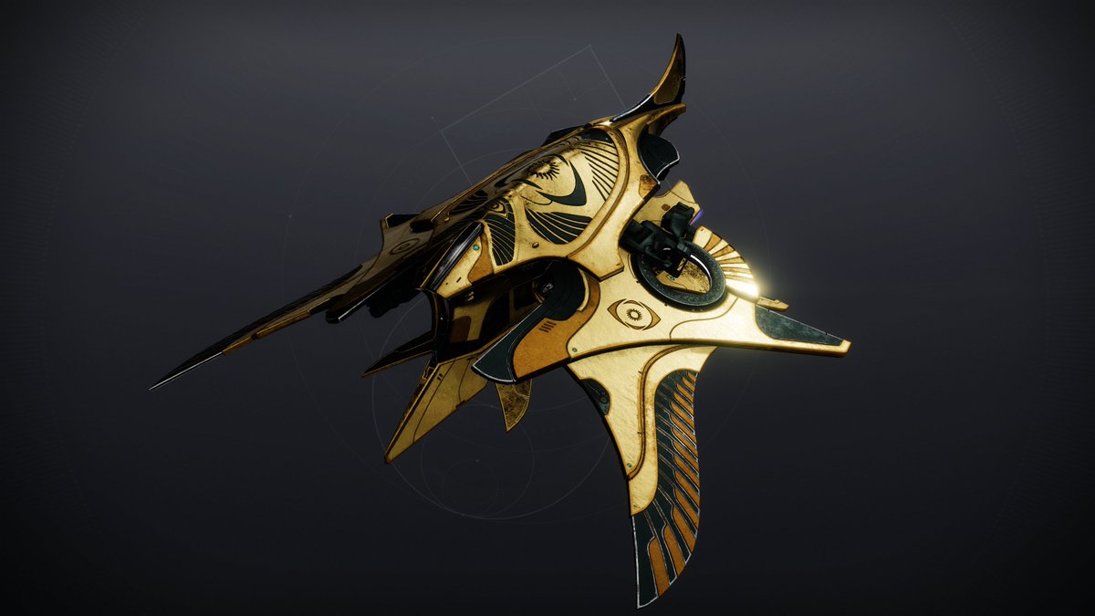 DestinyBulletn's tweet photo. NEW: Season 21 Trials of Osiris Loot | #Destiny2 

- Hero’s Wake Exotic Ghost Shell
- Valiant Memory Exotic Ship
- Survivor’s Journey Exotic Sparrow
- Glorious Patina Shader https://t.co/ijU89BT7jG