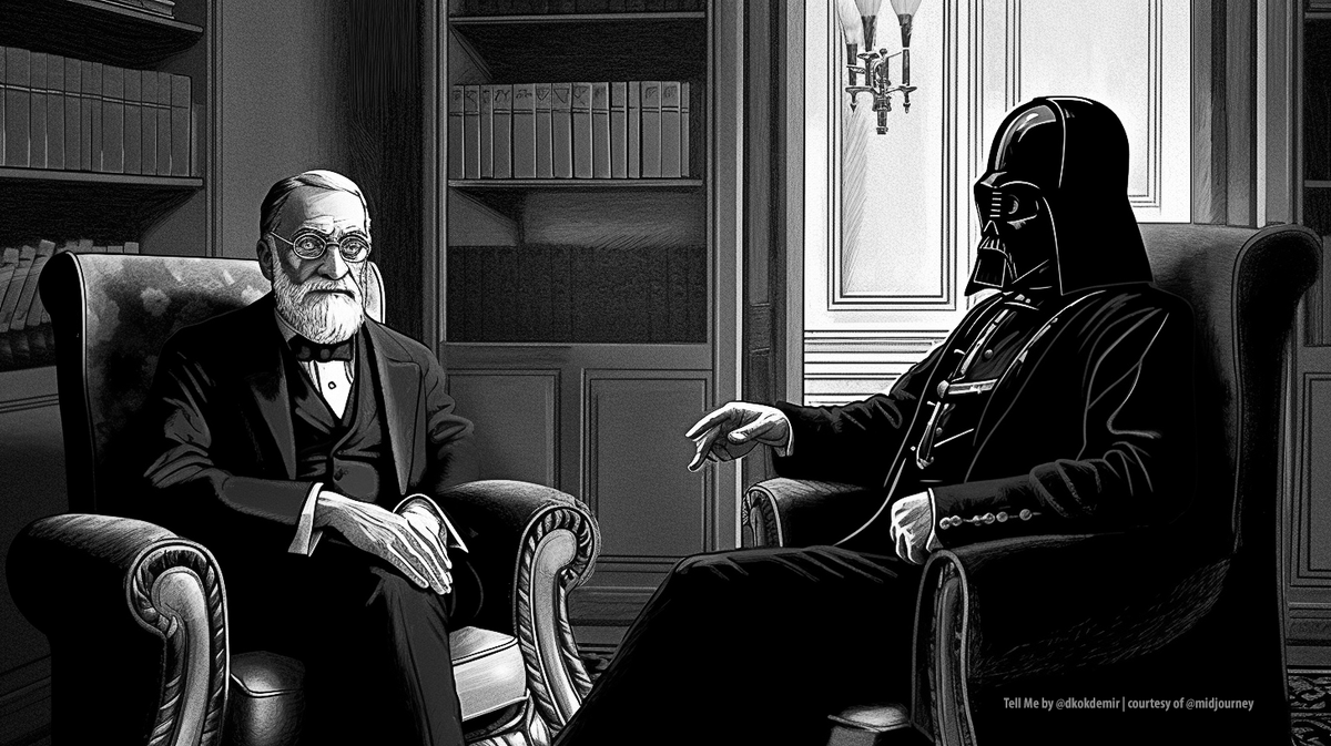 #MayThe4thBeWithYou | #SigmundFreud &amp; #DarthVader