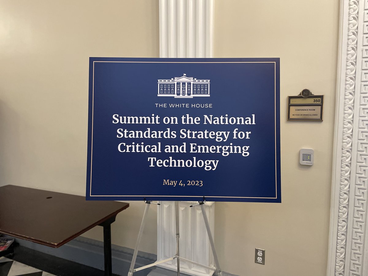 For decades, open standards have been at the heart of the network technology revolution led by @Cisco and others. Grateful for the opportunity to speak at the White House today about the value of the industry-led standardization system!