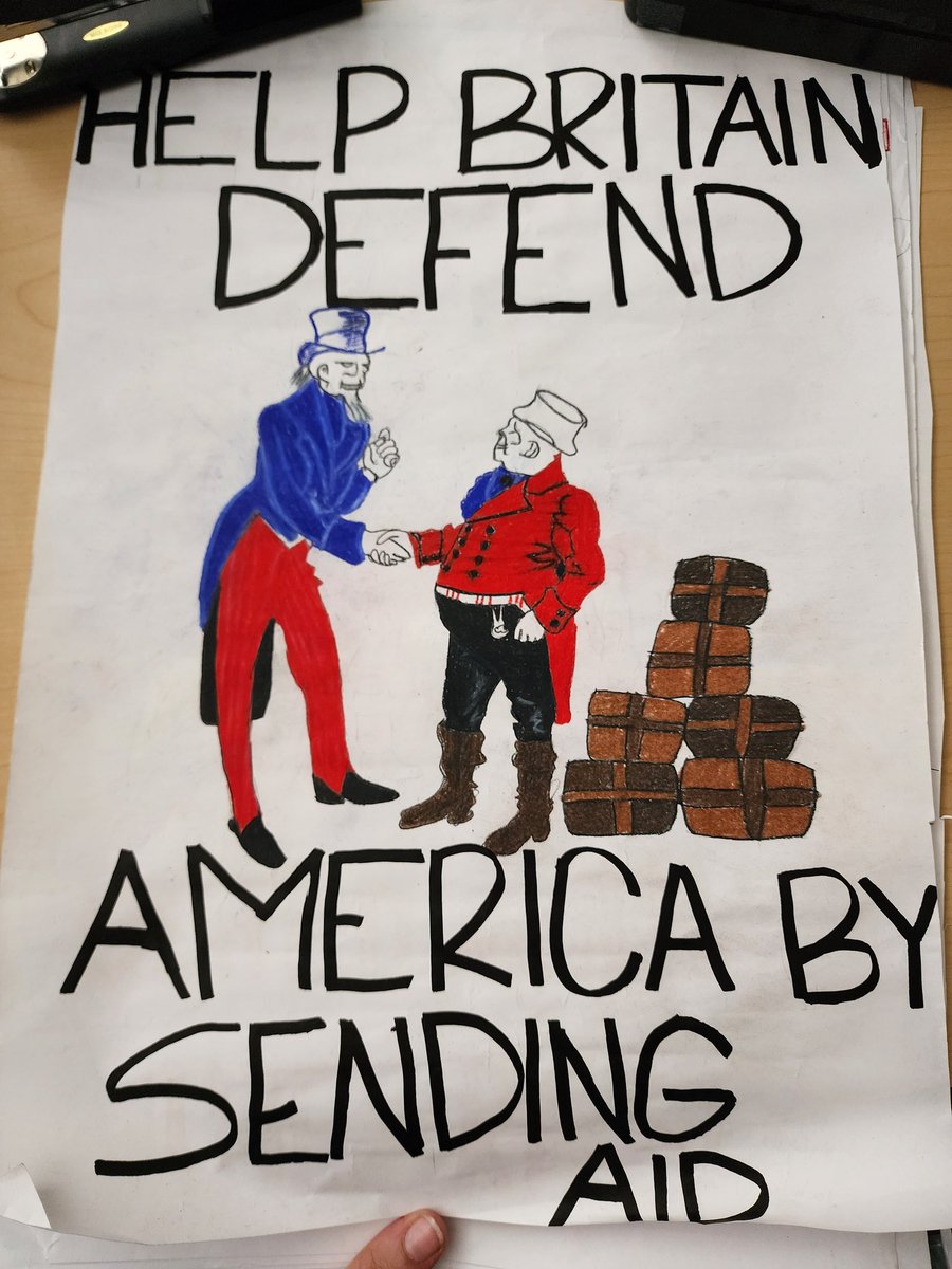 MrsWebstersRoom's tweet photo. A couple #WW2 #propaganda posters my #WorldHistory kiddos made! They make me so proud! ❤️
#WWII #WORLDWAR2 #HISTORY #propagandaposter #ww2propaganda #doingsocialstudiesdaily #thinkinglikeahistorian #path2inquiry @humble_SocSt @HumbleISD @HumbleISD_AHS https://t.co/oUoJcG8vjf