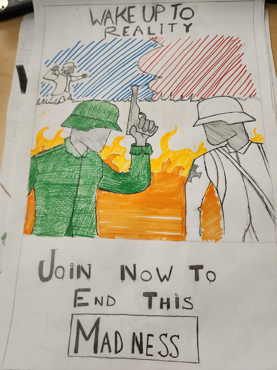 MrsWebstersRoom's tweet photo. A couple #WW2 #propaganda posters my #WorldHistory kiddos made! They make me so proud! ❤️
#WWII #WORLDWAR2 #HISTORY #propagandaposter #ww2propaganda #doingsocialstudiesdaily #thinkinglikeahistorian #path2inquiry @humble_SocSt @HumbleISD @HumbleISD_AHS https://t.co/oUoJcG8vjf