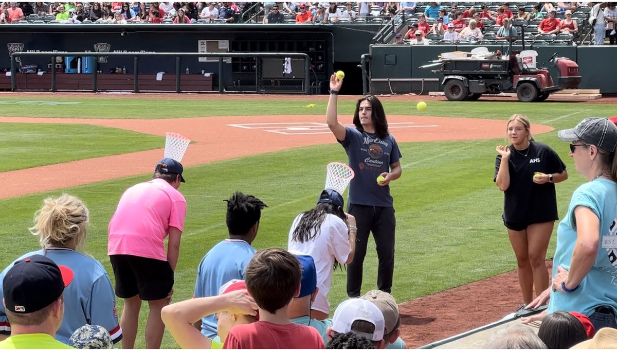 AHSTigerlife's tweet photo. Happy Ferris Bueller Field Trip Day for TigerLife Media! Students who have worked so hard all year were treated to a baseball game touring the control room and media center! #maythefourthbewithyou #ahstigerlife #sportsproduction https://t.co/sTVid4P0ZF