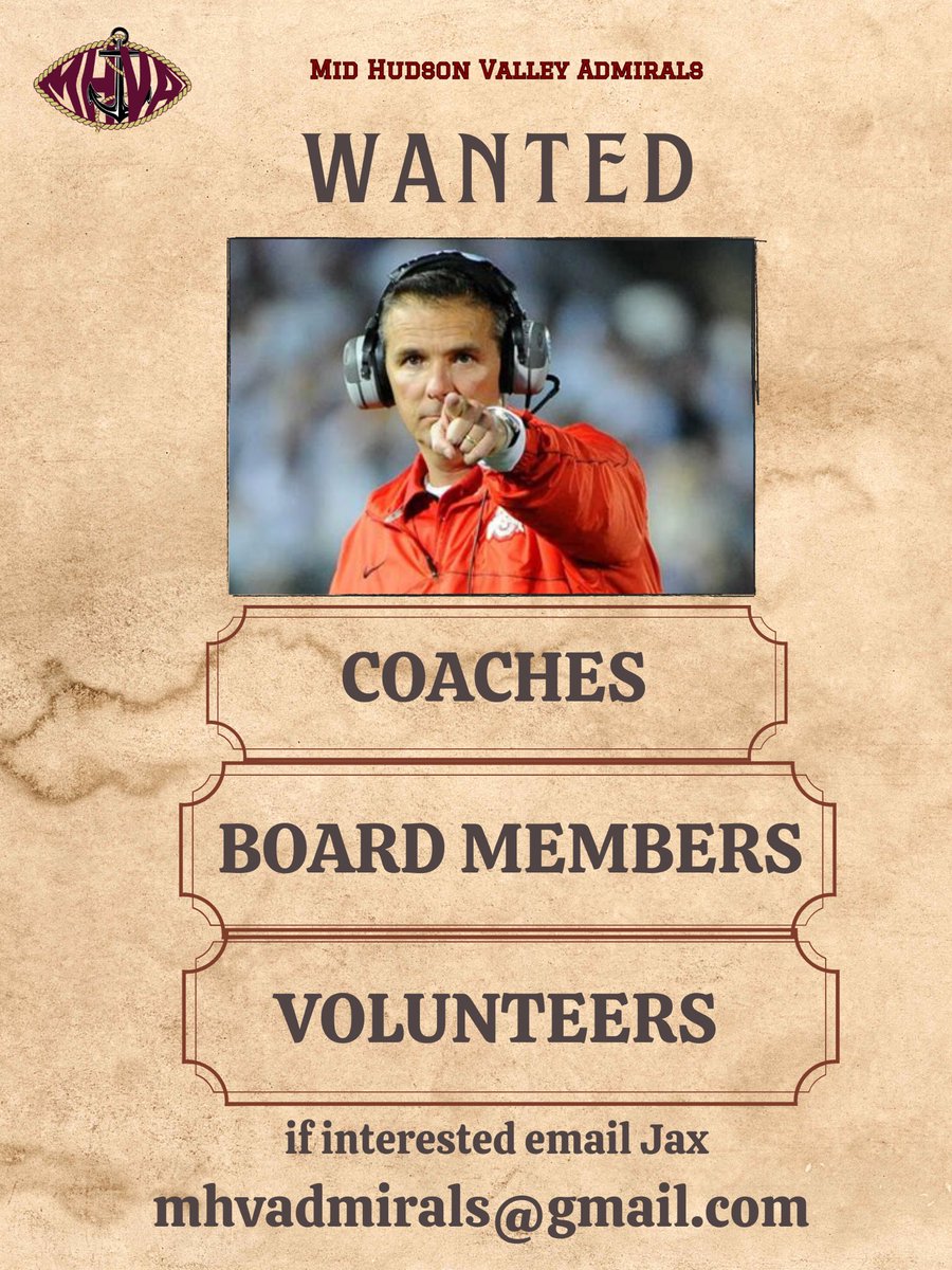 wanted football coaches and cheer coaches all ages!