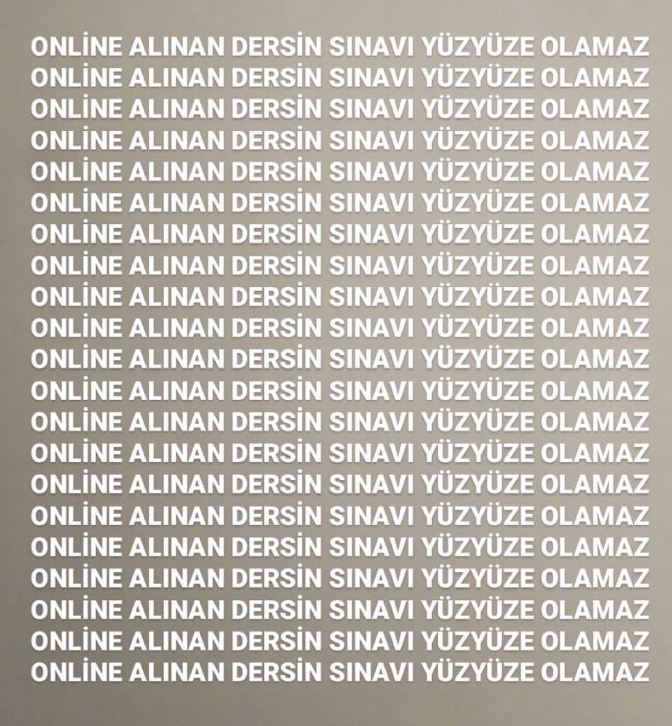 zsudeex's tweet photo. ONLİNE ALINAN DERSİN SINAVI YÜZYÜZE OLAMAZ #okanfinallerionlineyap https://t.co/JaxZOpHCyU