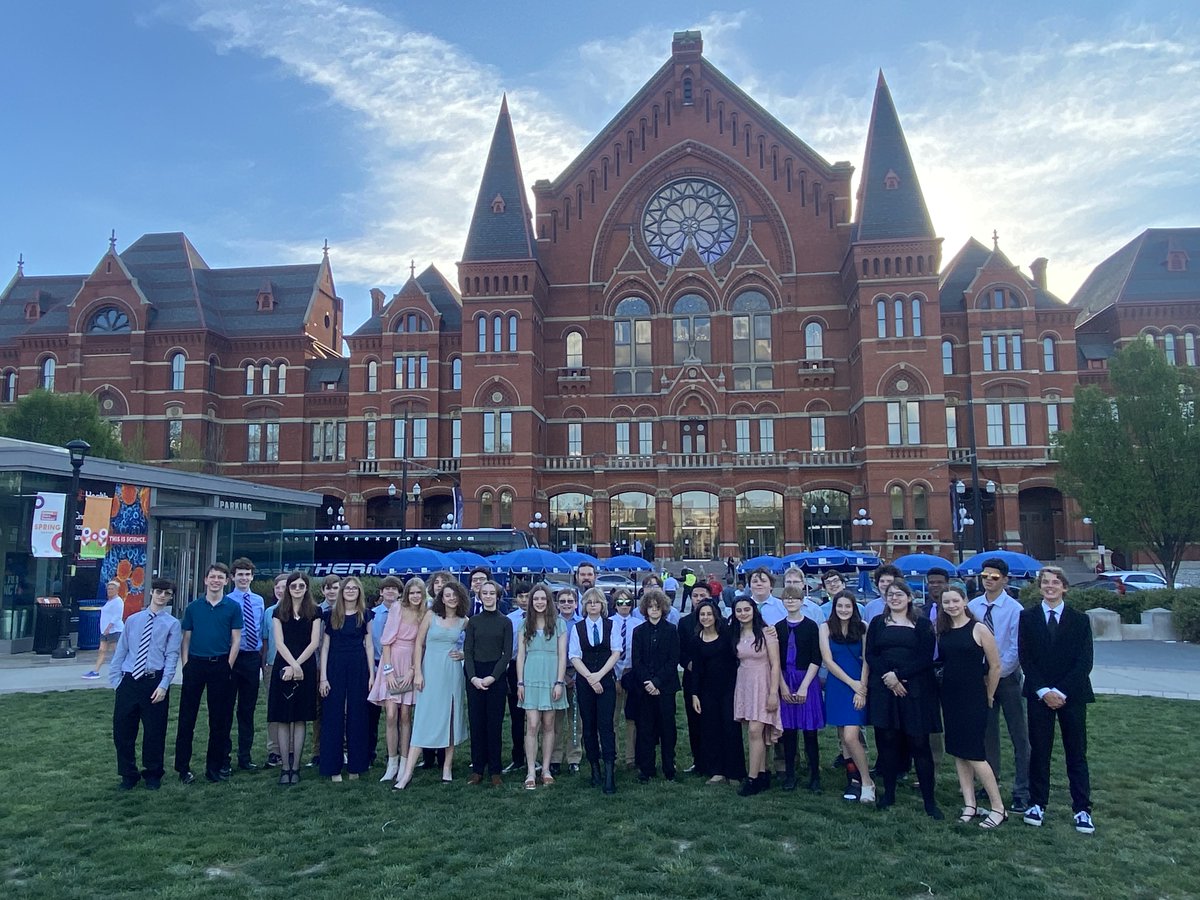 🎶 "Oh say can you see" <a href="/HeritageMiddle1/">Heritage Middle</a>'s 8th grade band performing the National Anthem at a <a href="/Reds/">Cincinnati Reds</a> game on April 14! During their field trip they also visited the <a href="/CincinnatiZoo/">Cincinnati Zoo</a>, <a href="/CincySymphony/">Cincinnati Symphony Orchestra</a>, and performed at <a href="/KingsIslandPR/">Kings Island</a>!

#wcpss