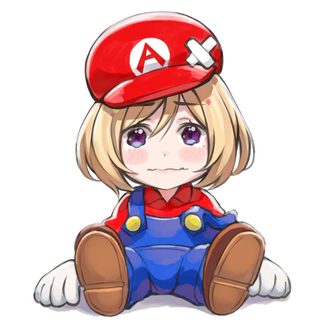 もうだめだぁ…(╥ ω ╥)  #アロ絵 #Akimage