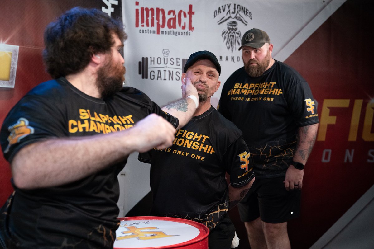 SlapFIGHTUSA's tweet photo. New YouTube upload today!
‘STC’ vs ‘Monkey Wrench’
Don’t miss this SlapFIGHT 23 Quarterfinal Matchup👇
https://t.co/wrc0sP74AB
#slapfight #slapfightchampionship #slapcontest #slapcompetition #slapchamp #slapchampionship #slapping #slapped #slapko #slaptournament #powerslap https://t.co/Jhf8MLCJKW