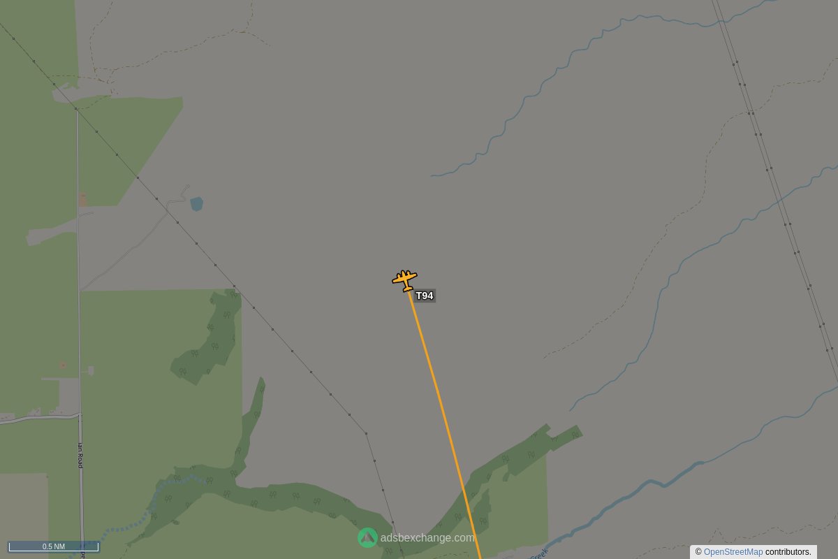 ffoverhead's tweet image. CalFire #N442DF callsign #T94 (a S2P) was spotted near Tehama County, CA around 18:25 UTC squawking 1255 globe.adsbexchange.com/?icao=a5525c&amp;amp;z… #CalFire