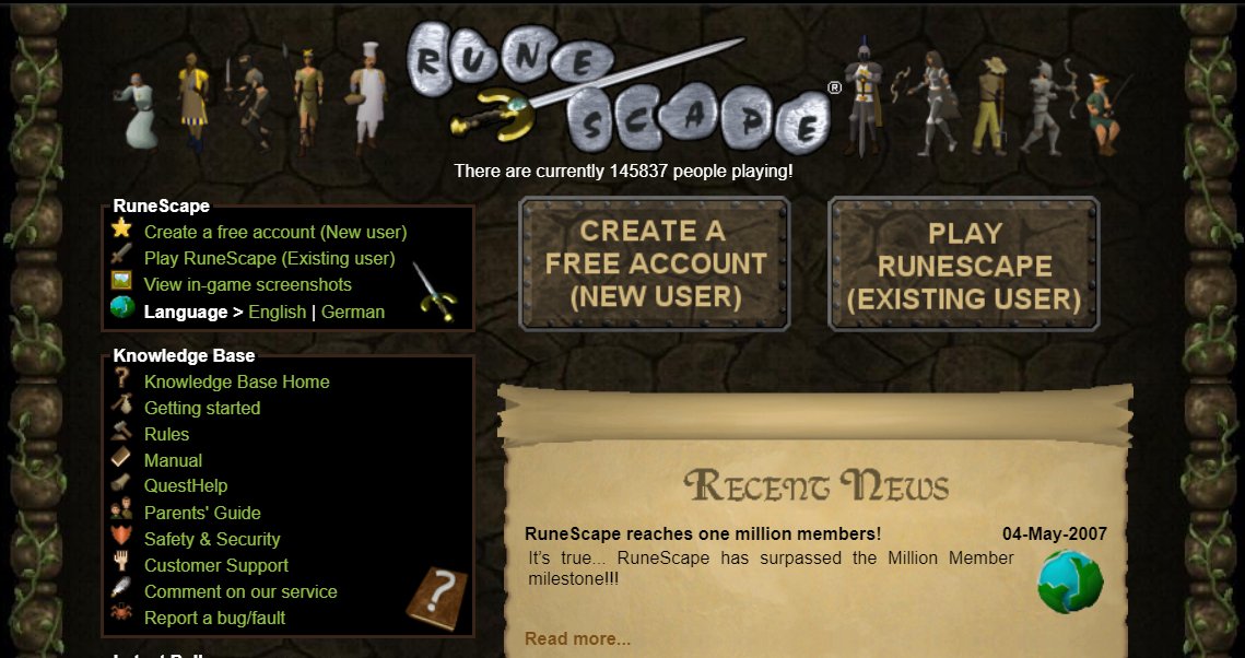 RsHistoryJuly's tweet photo. Today 16 years ago, RuneScape reached the milestone of 1 million member accounts!

Do you still play? Are you currently a member? https://t.co/ttLh2JXLd8