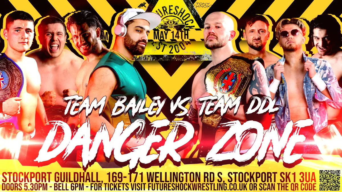 FutureShockWres's tweet photo. Troy Ryan joins #TeamBailey!
What will this mean for #TeamDDL in the #ShockWaveGauntlet at #FSWDangerZone?
Get your tickets and join us on 14th May at @GuildhallSK!
https://t.co/CEbdkQzHp3 https://t.co/Ifvp4apejL