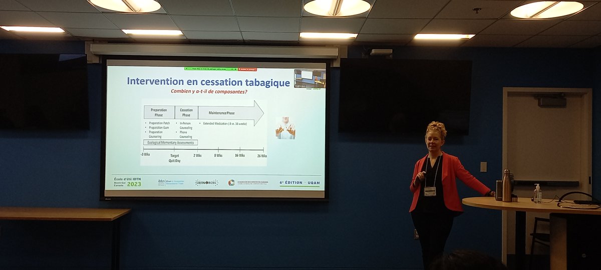 IBTNetwork's tweet photo. Activités de l'école d'été #IBTN2023!  

Mercredi : Une stratégie pour sélectionner les composantes d'un intervention : introduction à MOST, présenté par @kimlouiselavoie 

https://t.co/h9ktuE3WNL https://t.co/O3AQvaXiWw