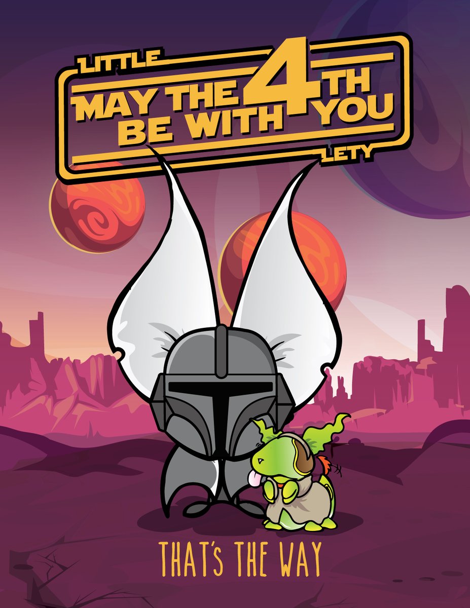 LilLetyVampire's tweet photo. Is that time of the year again!!!
#starwars #MayThe4thBeWithYou #May4thBeWithYou  #MayThe4th #mandalorian #grogu #chombeau #littlelety https://t.co/0eZ2TMAXve