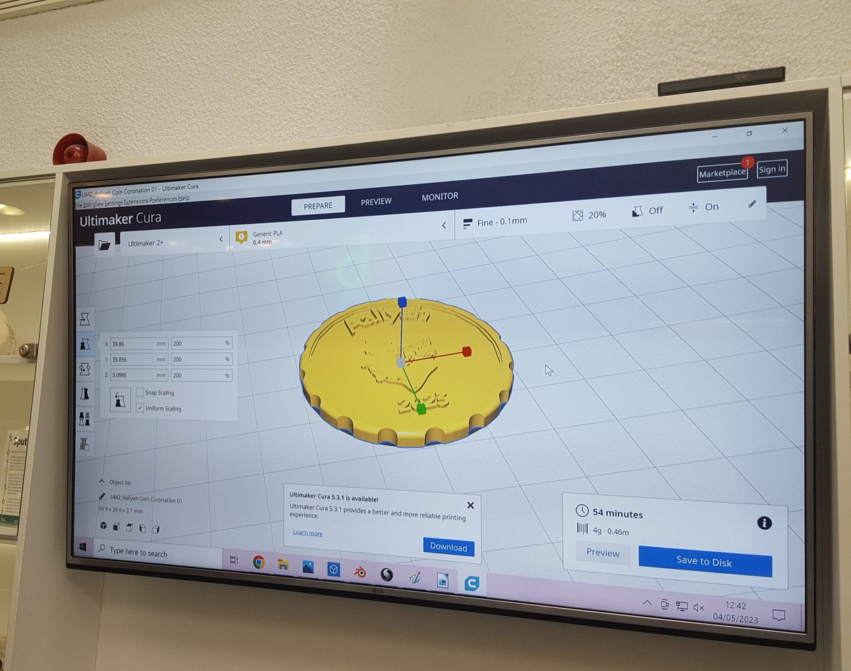GrahamCREATE's tweet image. Coins &amp;amp; Crowns!! Celebrating the #Coronation @RedbridgeLibs #LabCentral with #3DDesign, #3DPrinting, #AIart &amp;amp; #AugmentedReality. #Youngpeople shared creativity and made memories. They were inspired to create their own coin &amp;amp; crown designs. Well done to all.