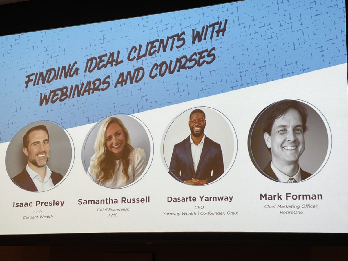 JasonLahita's tweet image. Fantastic power panel happening now at #JoltConference featuring @variableannuity @DasarteYarnway @SamanthaTwenty and @SeekingDelta about how to leverage webinars for advisory businesses… 🚀⚡️