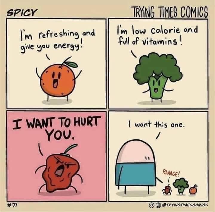 PntBlankPepper's tweet photo. Story of a pepper head’s life!🤣🤣 https://t.co/Vj0F74ZHjC