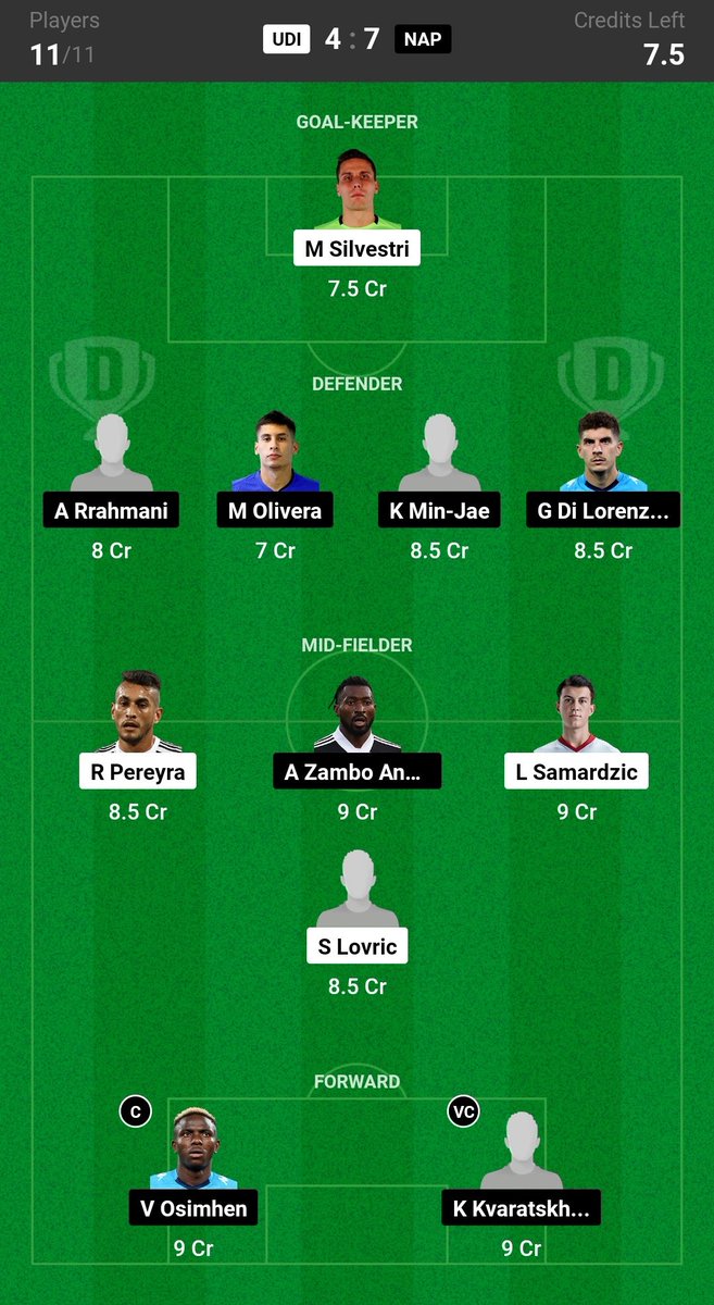 HeySouvikz's tweet photo. Home of #Udinese & #Brighton
So #BrightonvsManchesterUnitedhd seems both team score & #udinesevsnapoli also home team can back 👏
Stiil trying G D Lorenzo as c VC in #minigl
#SerieA #dream11Prediction #Dream11
@HeySouvikz again said don't be blind🤫 https://t.co/MKAfeNPDD7