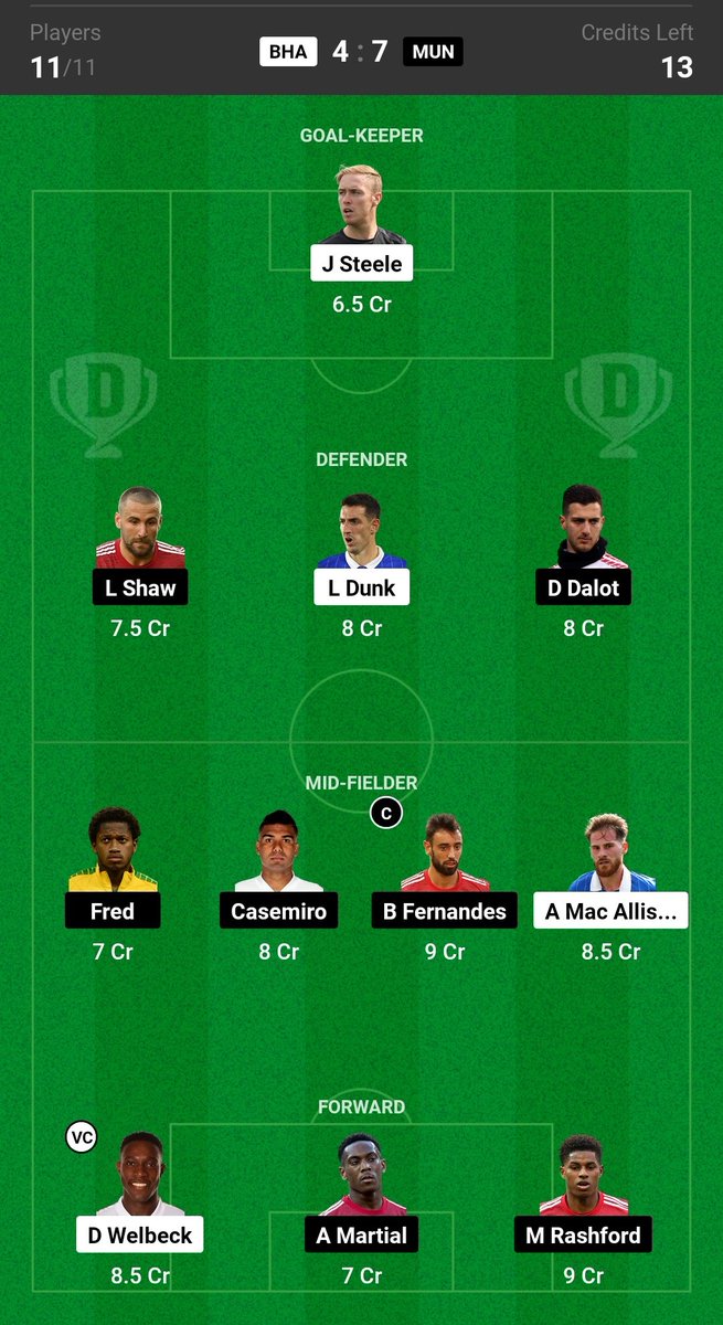 HeySouvikz's tweet photo. Home of #Udinese & #Brighton
So #BrightonvsManchesterUnitedhd seems both team score & #udinesevsnapoli also home team can back 👏
Stiil trying G D Lorenzo as c VC in #minigl
#SerieA #dream11Prediction #Dream11
@HeySouvikz again said don't be blind🤫 https://t.co/MKAfeNPDD7