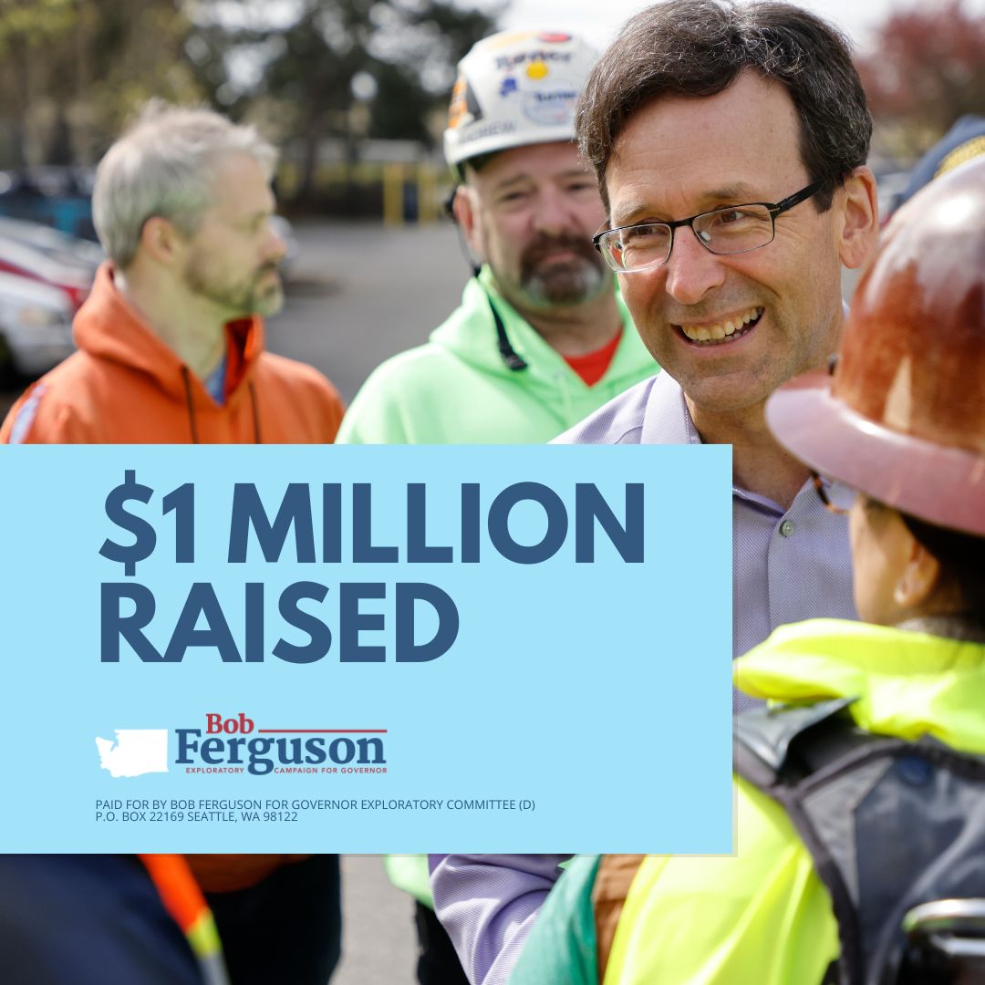 BobFergusonGov's tweet photo. This is a people-powered movement. I am overwhelmed by the grassroots support our campaign has received in such a short period of time. I’m honored to have thousands of Washingtonians across the state by my side as we pursue a new era for Washington. https://t.co/LFvAAMRN4o