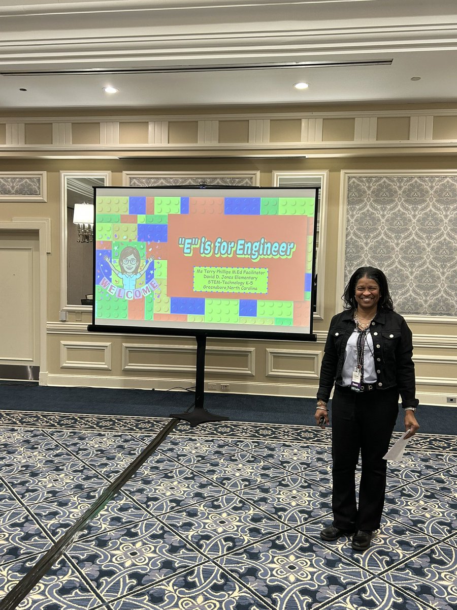 Yessssssss!!!!! @GCSchoolsNC has amazing teachers who are out here doing great things!!!!! Check out @ZanneTechnology presenting at the @K5engineers conference!!!! @JonesElemGSO @ron_luciano #STEM #teacherleader