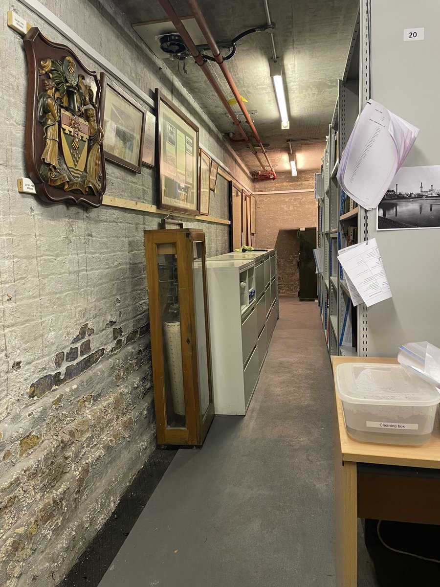 Another joyful day practical training in collection care &amp; storage with <a href="/Codex29123/">Codex Conservation</a> &amp; archive volunteers <a href="/waterandsteam/">London Museum of Water & Steam</a>. If you wonder if you should apply for an <a href="/Aimuseums/">AIM</a> <a href="/ThePilgrimTrust/">Pilgrim Trust</a> grant stop wondering &amp; apply in the next round. We have 3 more days training next month 😀