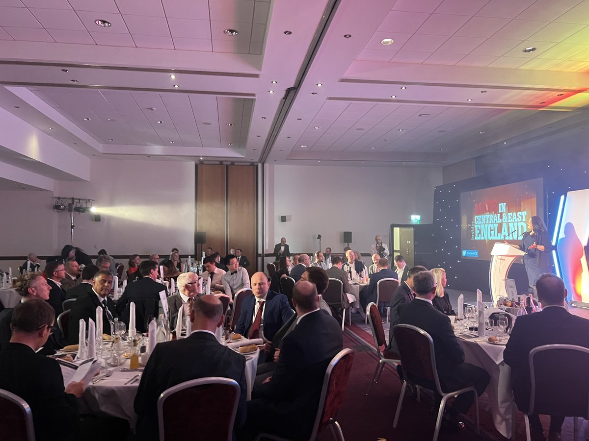 Tonight's fabulous compere is our editorial director at Insider, Miri Thomas! Good luck to all of our shortlist tonight at the Made in Central &amp; East England Awards 2023! 

#InsiderMiCE