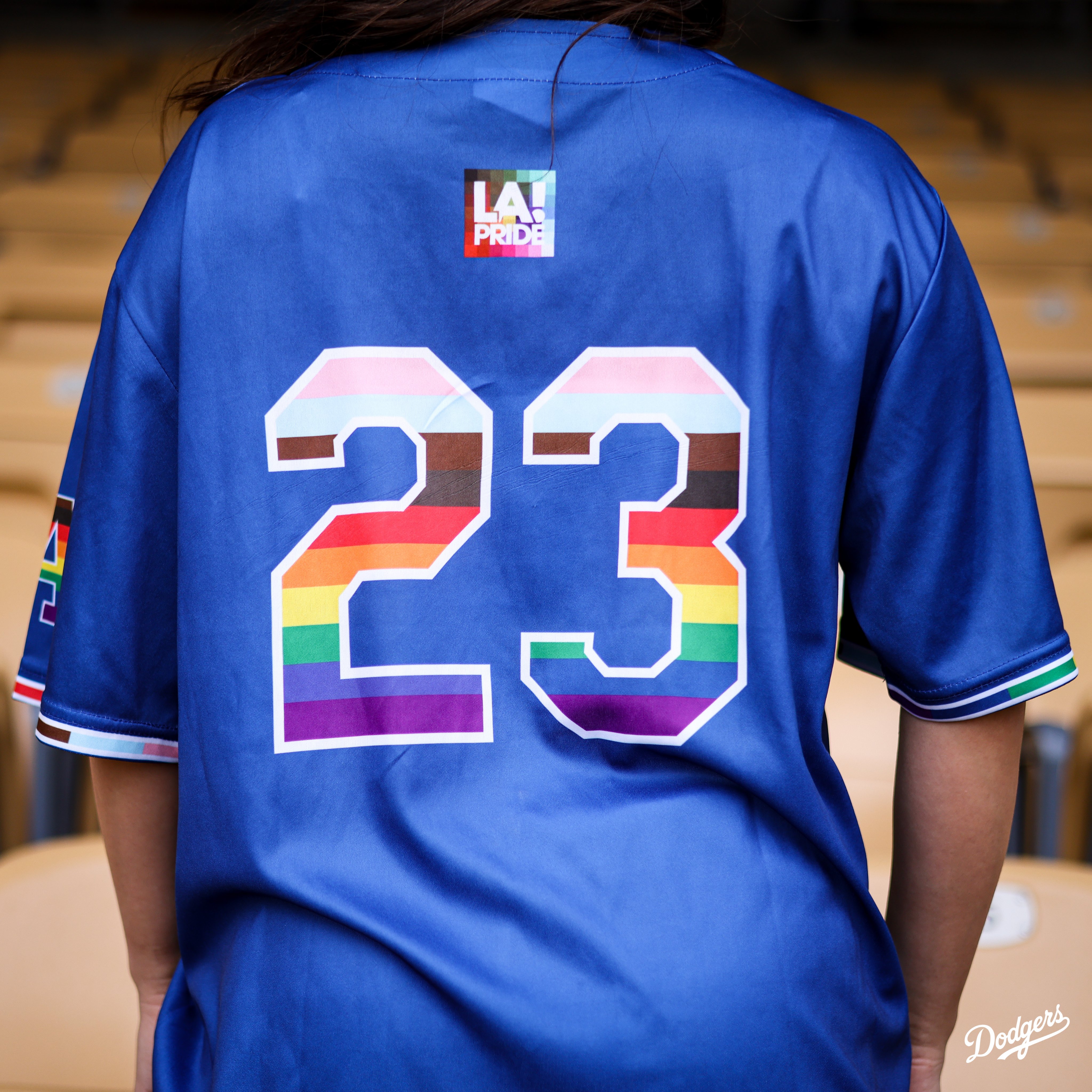 dodgers rainbow shirt