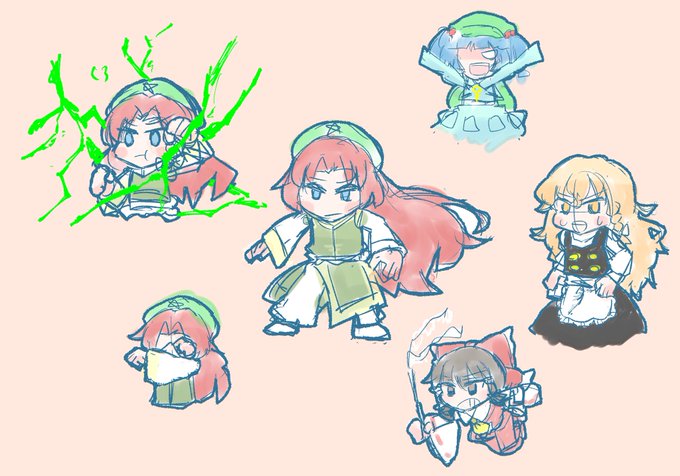 チェンゲのOP見ながらお絵描きしてた