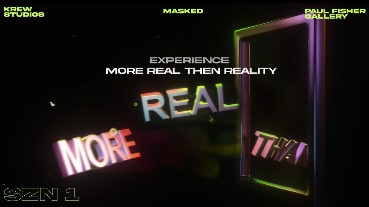 | More Real Than Reality |

An innovative digital experience that paves the way for the next generation art world. 

Our mission is to seamlessly merge the traditional &amp; digital art worlds, introducing collectors, artists, and enthusiasts.

We strive to bridge the gap 👾