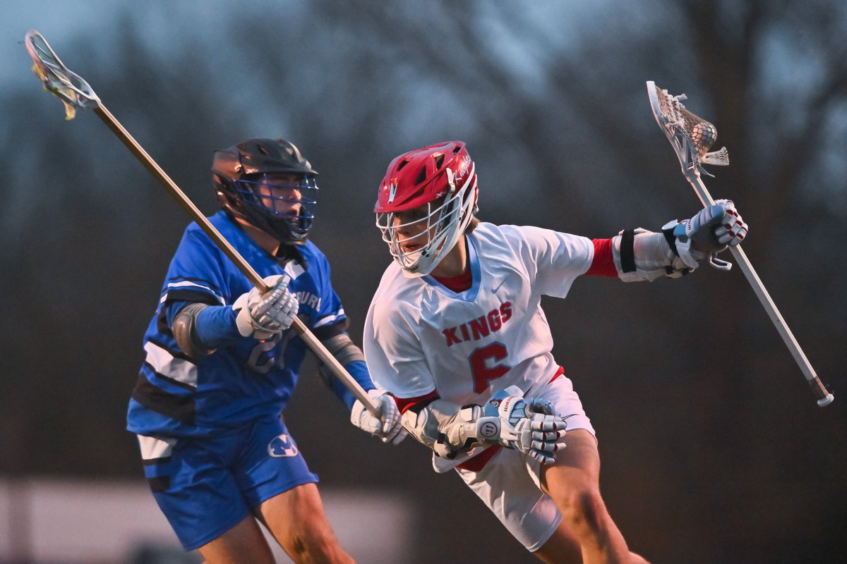 KINGSHSLAX's tweet photo. More milestones from last night. Congrats to Riley Platter on his 100th goal and joining the 200 club! Riley has 101 career goals and 111 career assists with many more to come! @kingsathletics @Kings_Schools @CinDayLAX @swohiolax https://t.co/w4QrkBPD7B