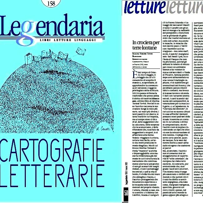 MarinaTorossi's tweet photo. Sull'ultimo numero della rivista #Leggendaria un'interessante  recensione di Giovanna Mozzillo al mio "Bluoceano. Appunti di viaggio". #travel #books https://t.co/0U01iVq258