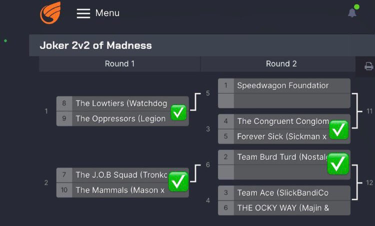 <a href="/compa103/">Compa10</a> <a href="/MK_ForeverKing/">Forever King</a> <a href="/HuangPhoenix83/">juan🆓nix</a> @ThatLegion <a href="/LA_TRONKO/">MEG | TRONKO</a> <a href="/CyraxKek/">RagingVenom</a> <a href="/isogodtre/">Treco</a> <a href="/NostalgicTurt/">ノスタルジックかめ | NostalgicTurtle</a> <a href="/iCrxscent/">iCrxscent</a> 9 days left  y’all are gonna do amazing 🙏Ⓜ️💙