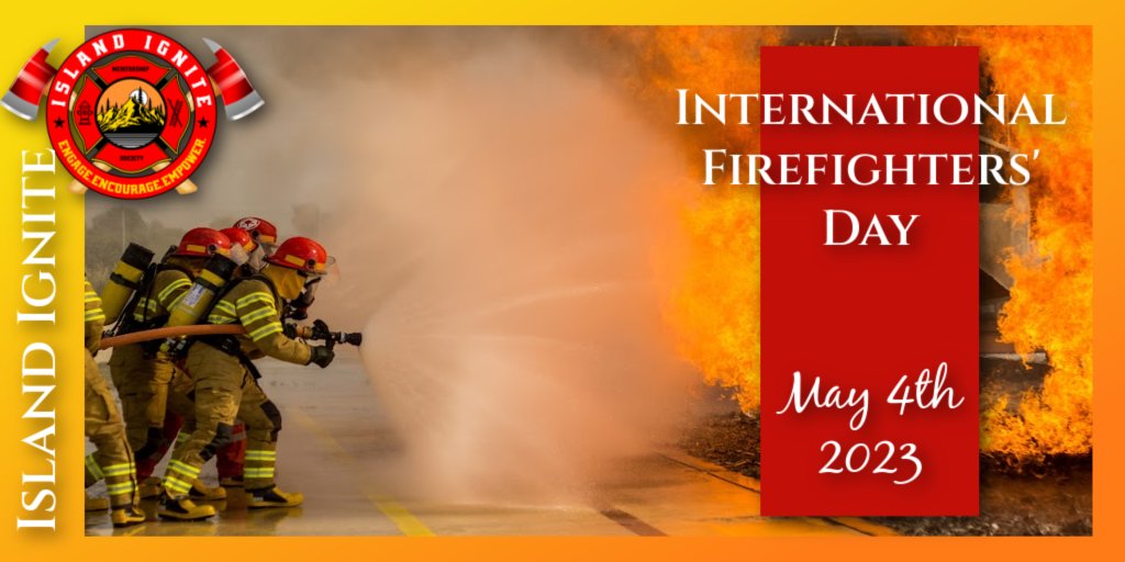IslandIgnite's tweet photo. Celebrating the contribution of firefighters in our community today, International Firefighters' Day! Thank you to you and the family that supports you doing this important work! #internationalfirefightersday #tobeofservice #whereverandhoweveryouserve #firefamily #withthanks https://t.co/oFGcpsXhEP