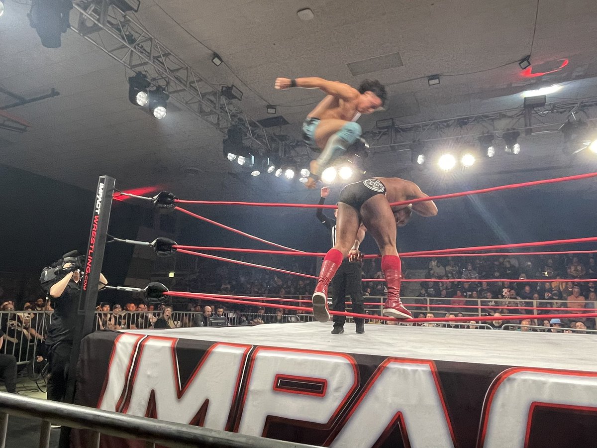 SmarkingDown's tweet photo. @IMPACTWRESTLING is going to be Fire tonight. Don’t miss @SpeedballBailey vs @TheJonGresham ! #SpringSlugfest https://t.co/mfJsj6JK6l