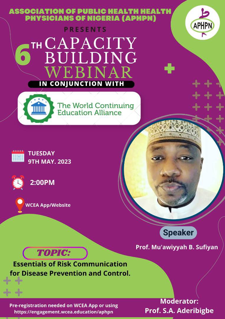 Join us on Tuesday 9th of May, 2023 for the 6th Capacity Building Webinar.