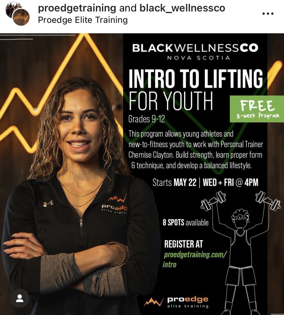 What a great opportunity for students in grade 9-12! Only 8 spots available 🏋🏾