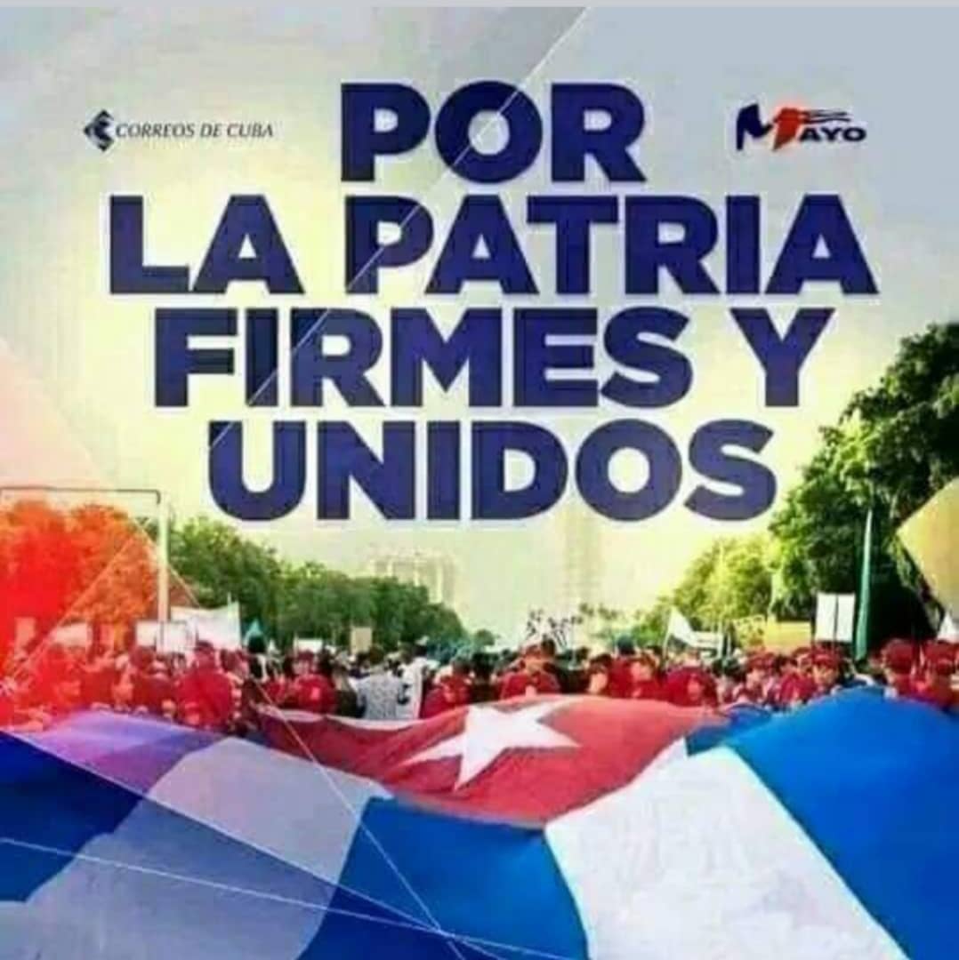 Nos vemos mañana #5Mayo en la fiesta de los trabajadores. 🇨🇺👏❤️🇨🇺👏❤️🇨🇺👏
#SanctiSpíritusEnMarcha #ALaPatriaManosYCorazón