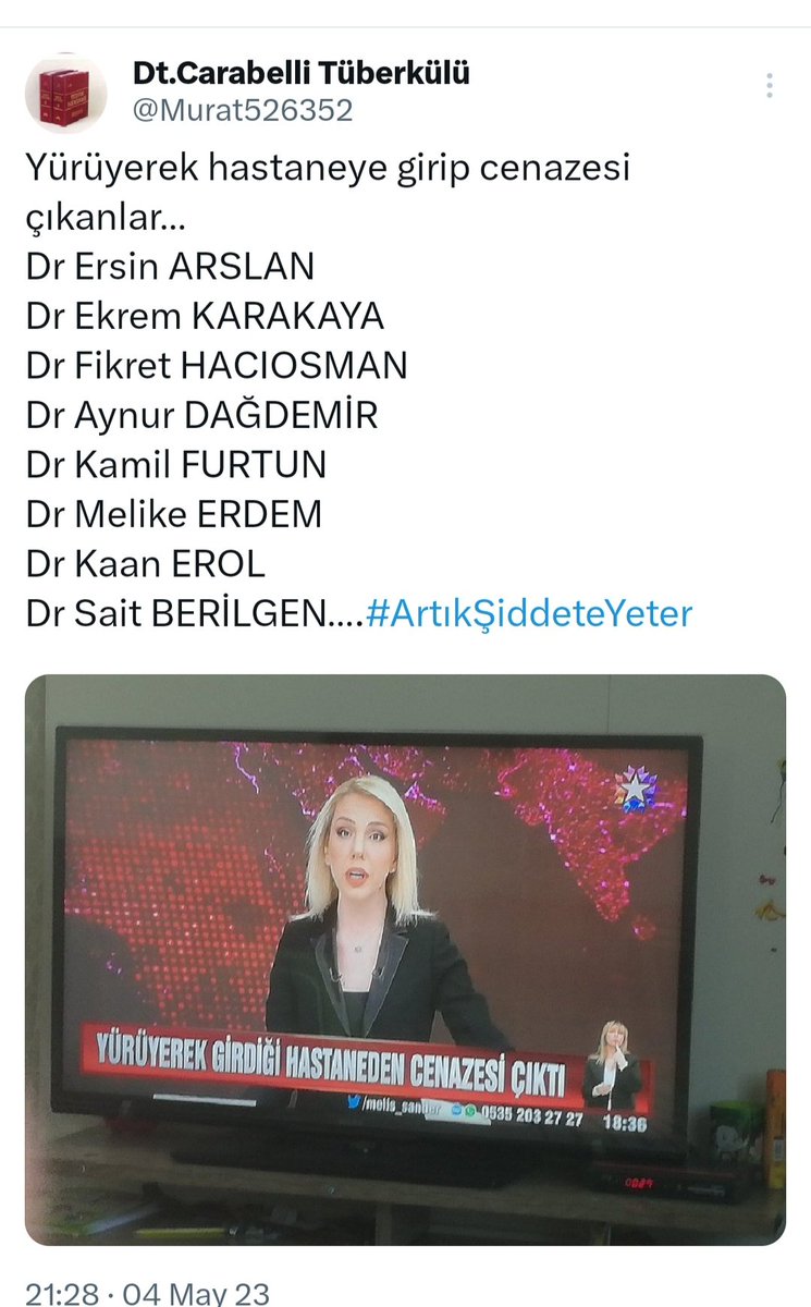 Fatisa15042692's tweet photo. Hastalardan korkarak teşhis ve tedavi yapamayız. Acaba hastanelere neden x-ray cihazları konulmamakta direniyorsunuz?  #ArtıkŞiddeteYeter https://t.co/G8qNLSWH0Y