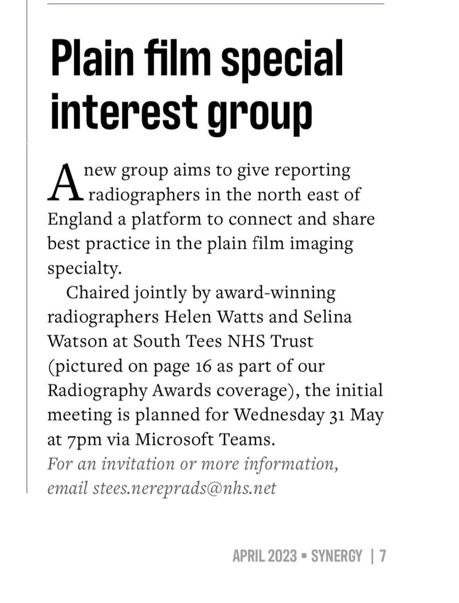 Selina (@selinawatson27) on Twitter photo Great catch up with <a href="/helenwatts91/">Helen Watts</a>, planning the first meeting of a new SIG for all Plain Film reporting radiographers/advanced practitioners in NE of England. Please share and join us on 31/5/23. Email stees.nereprads@nhs.net for an invite/ queries. <a href="/SCoRMembers/">SCoR Members</a> Great catch up with <a href="/helenwatts91/">Helen Watts</a>, planning the first meeting of a new SIG for all Plain Film reporting radiographers/advanced practitioners in NE of England. Please share and join us on 31/5/23. Email stees.nereprads@nhs.net for an invite/ queries. <a href="/SCoRMembers/">SCoR Members</a>