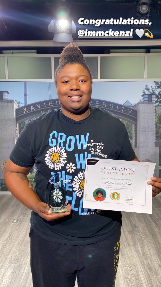 Heyyy McKenzi 👋🏾

Let’s all give a round of applause to this amazing student leader.