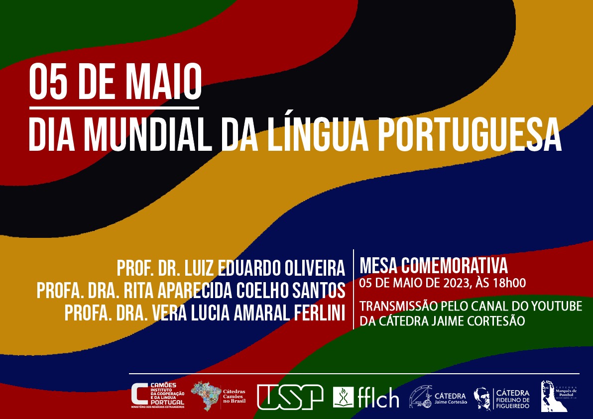 CatedraPombal's tweet photo. Amanhã, sexta-feira, dia 5 de maio, teremos uma Mesa Comemorativa em homenagem ao Dia Mundia da Língua Portuguesa, as 18h, no canal do YouTube da Cátedra Jaime Cortesão (Camões, I.P. / USP).
#catedramarquesdepombal #cátedrajaimecortesão #catedrafidelinodefigueiredo #camoesip https://t.co/7ZsDGO3xje