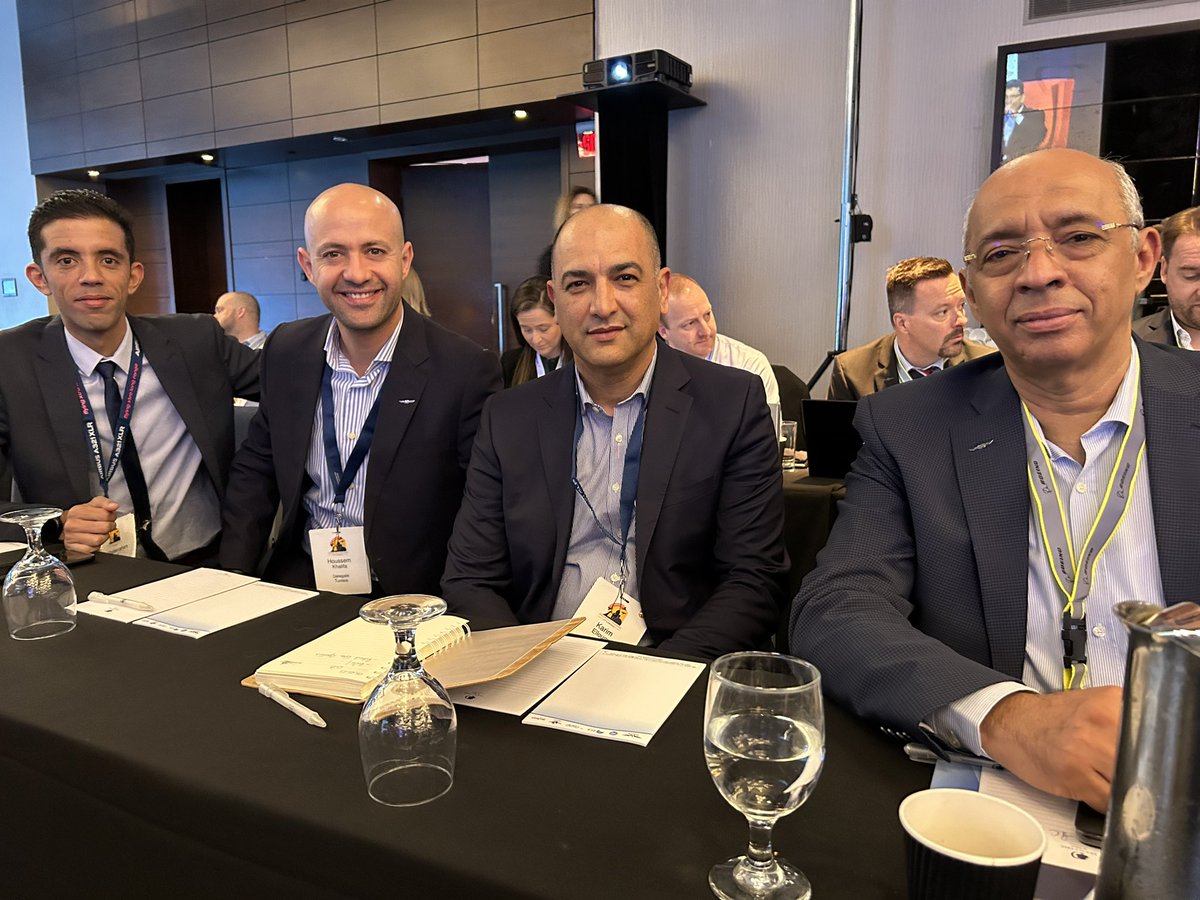 FTPL_'s tweet photo. FTPL participe à la 77 ème Conférence annuelle de l’IFALPA à Montréal avec une délégation tunisienne composée de: 
Souhaiel Dallel 
Ali Abderrahim rejeb
Houssem khalifa
Karim Elloumi
La 1ere journée a commencé par le global pilot symposium sur les sujets suivants:
#FTPL
#IFALPA https://t.co/zFCVznWkXA