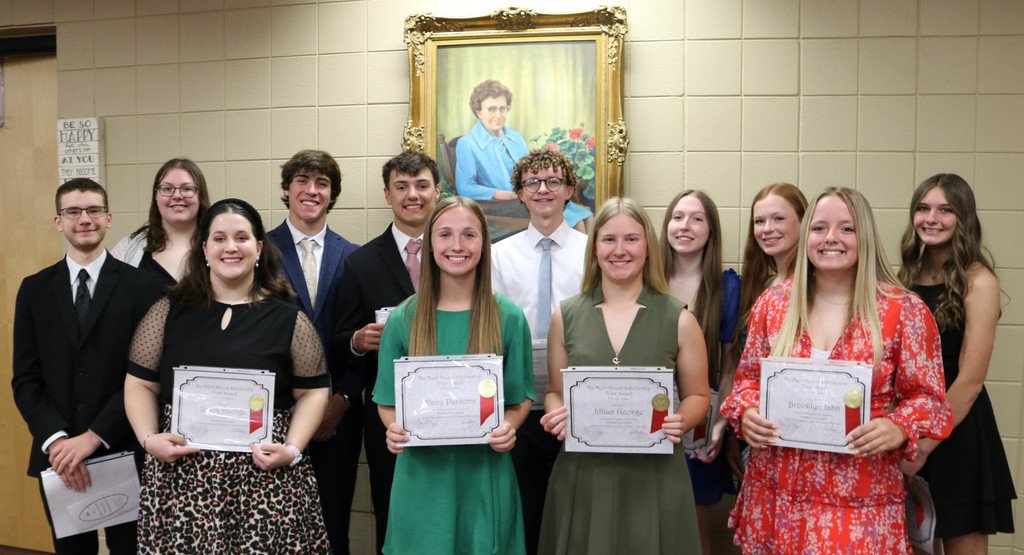 Congratulations to the 2023 Myrrl Houck scholarship recipients! Your hard work and dedication will take you far in life! #PartOfThePride