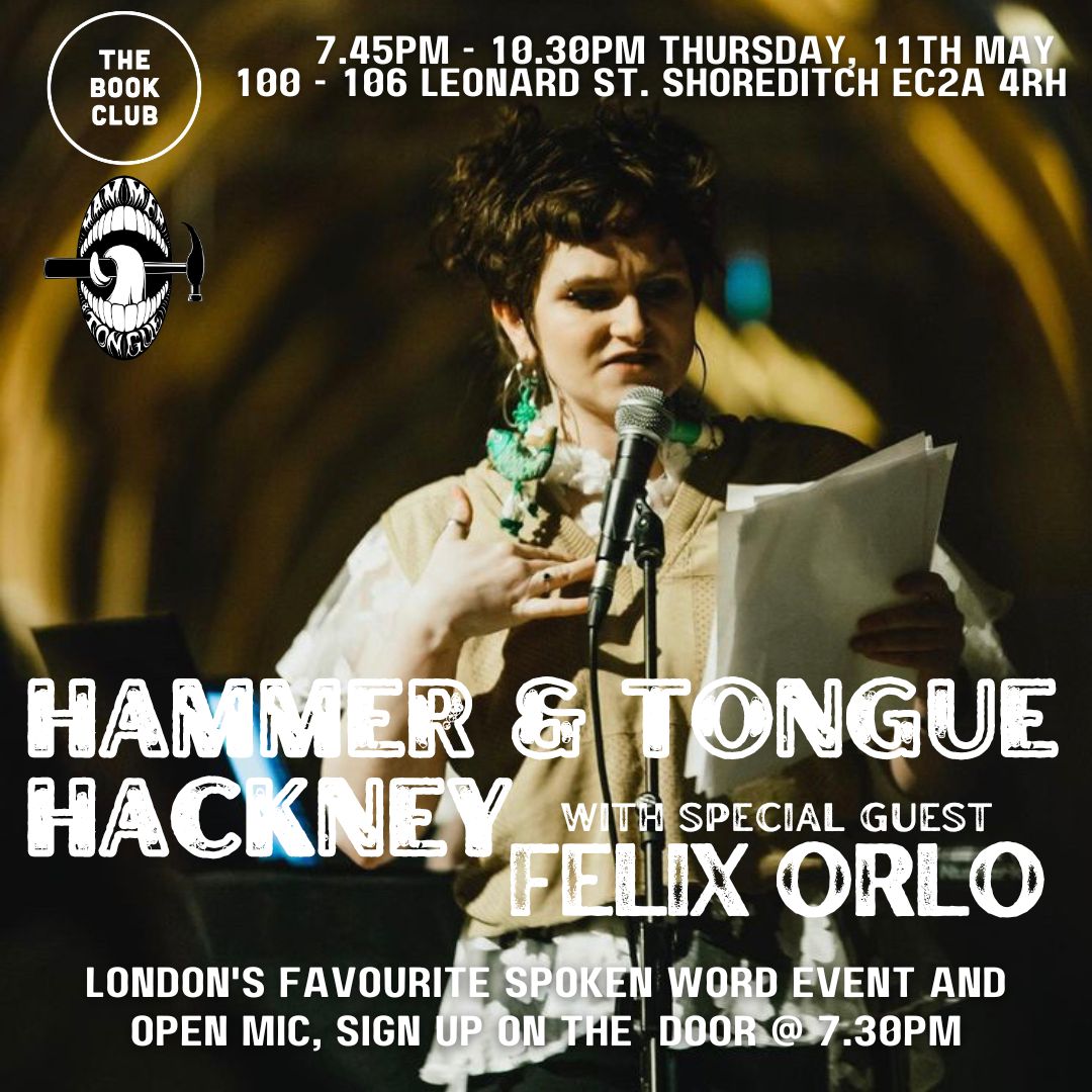 It's been a really good season at H&amp;T so far and it promises to remain that way, next week 11/5/23 <a href="/TheBookClubEC2/">The Book Club</a> #poetry #hackney #spokenword billetto.co.uk/e/hammer-tongu…