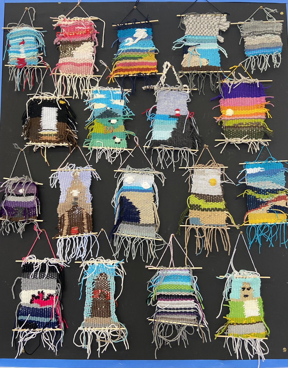 BerwickMiddle's tweet photo. Year 6: Local landscape weaving. Aren’t they fabulous! #StriveToSucceed https://t.co/kPTNn7F1At