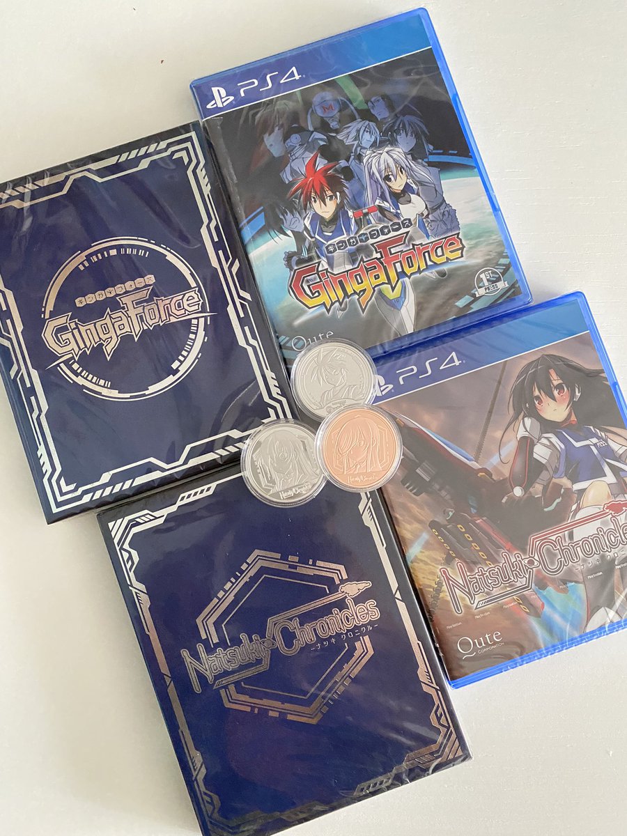 danielsan2727's tweet photo. Gondios! Estuve a punto de hacerme viejo esperando por ellos! Es una lástima que tengan tanto tiempo de producción, porque el acabado de las ediciones de @FirstPressGames es de 10!!! 😍 LARGA VIDA A @Qute_game
#gingaforce #natsukichronicles #shmups #ps4 #shootemup https://t.co/R7yFAlu0bG