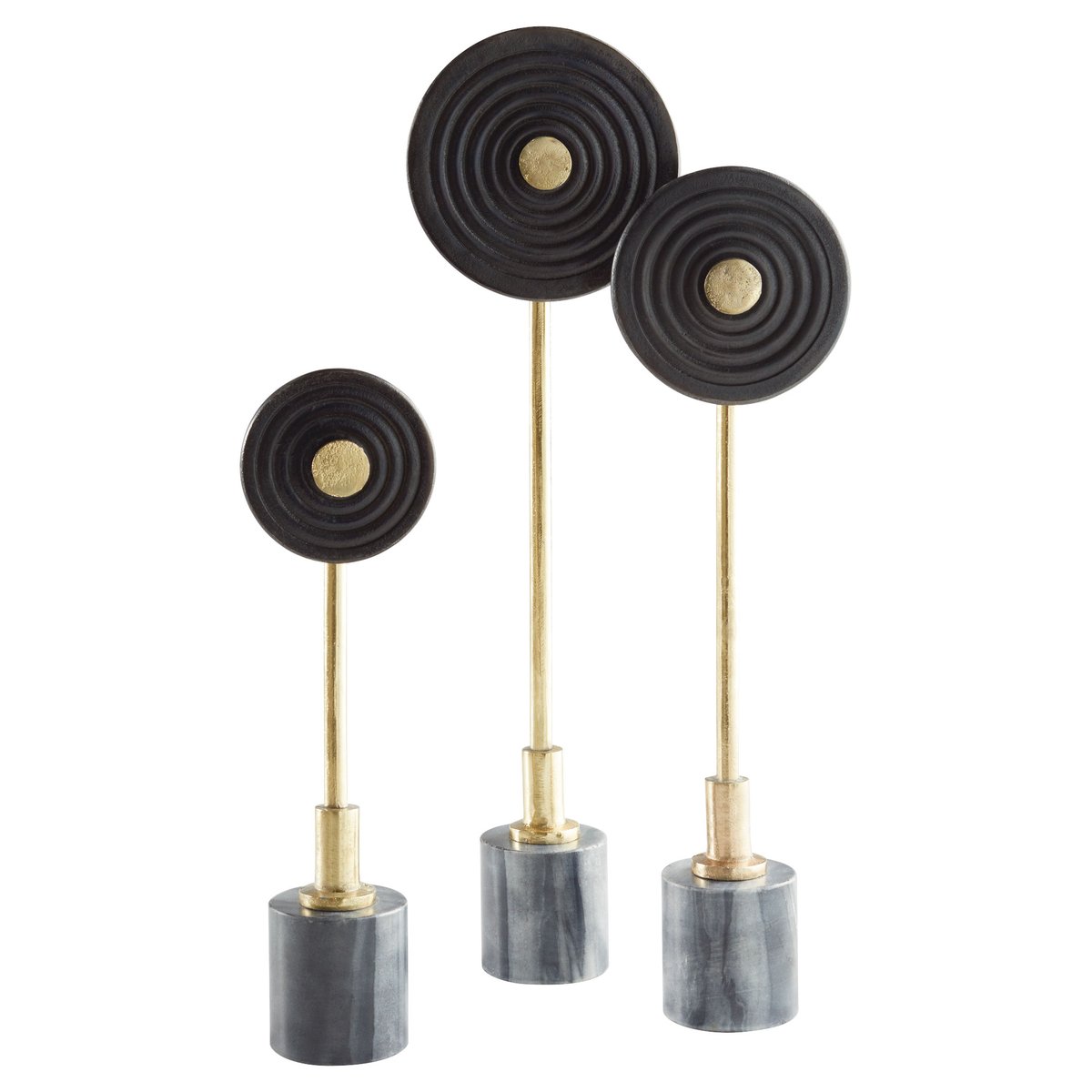 CyanDesignHome's tweet photo. The Mati #sculpture is a stylized adaptation crafted from textured cast aluminum #bronze finished disks surrounded by an antique #brass center.
#CyanDesign #Marble #Accessories #Decor #CastSculpture #Sculptures #Art #Design #InteriorDesign #Meaningful #InteriorStyling https://t.co/oudU4lhIrF