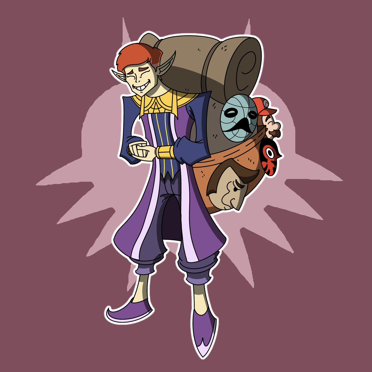 For day 4 of May, it’s the Happy Mask Salesman from Majora’s Mask!
#LegendofZelda #Happymasksalesman #majorasmask #fanart