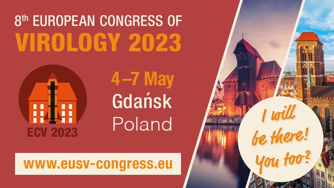 8th European Congress of Virology is the place to be ! 😎📷#ecv2023 #gdansk #Virus