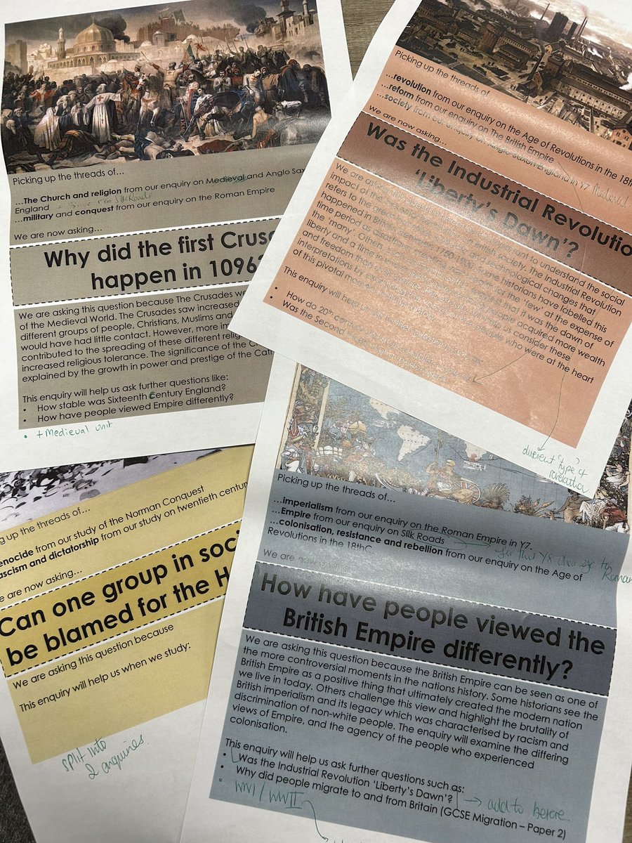 misscs_teach's tweet photo. Had a really good discussion with the department about our concept topic sheets that are in development. Some great ‘red team’ editing and constructive criticisms offered. Now for a second draft, and hopefully ready to be rolled out in September! #historyteacher https://t.co/t7SqUftrpM