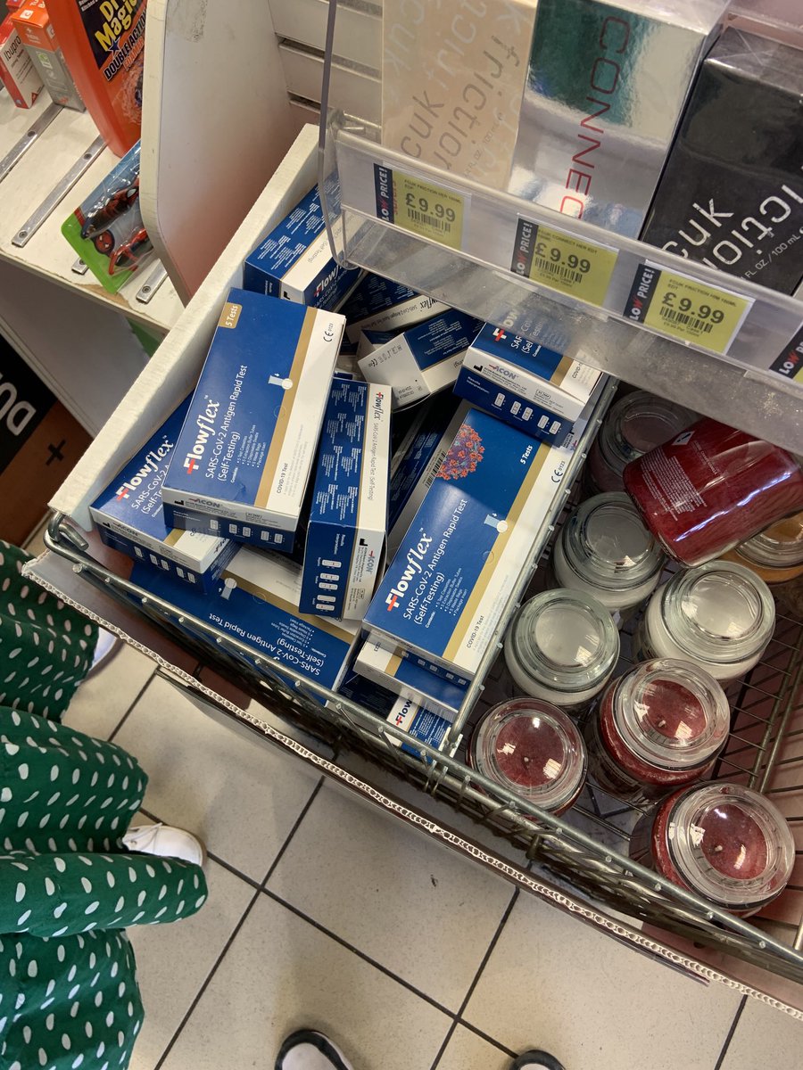 AnthonyLiot's tweet image. Bargain bin at Savers #Harborough #Convid